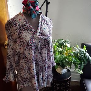 TOPNOTCH vintage women's blouse LARGE